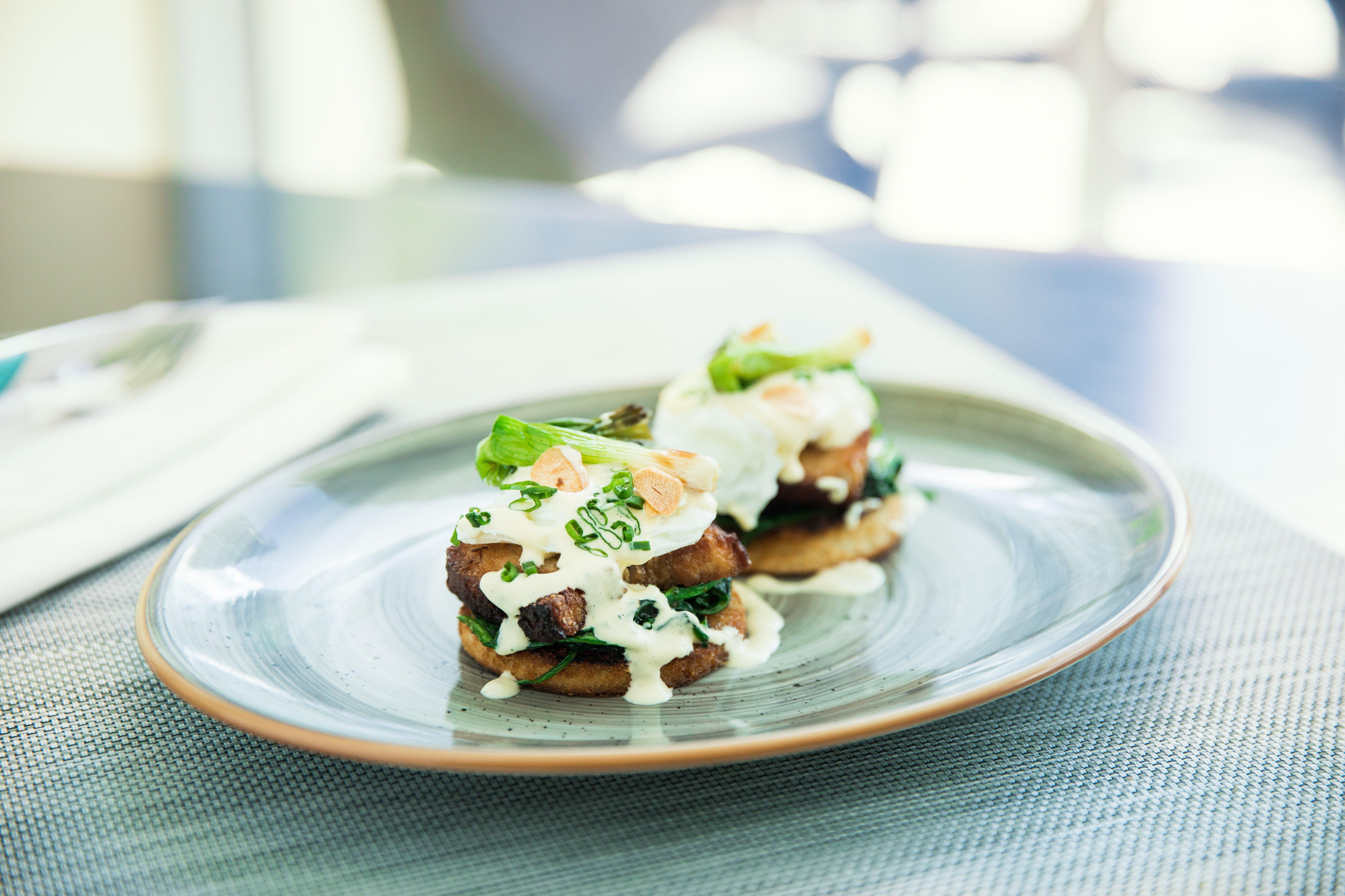 キンプトン エピック ホテル マイアミ エクステリア 写真 A mushroom starter at the restaurant