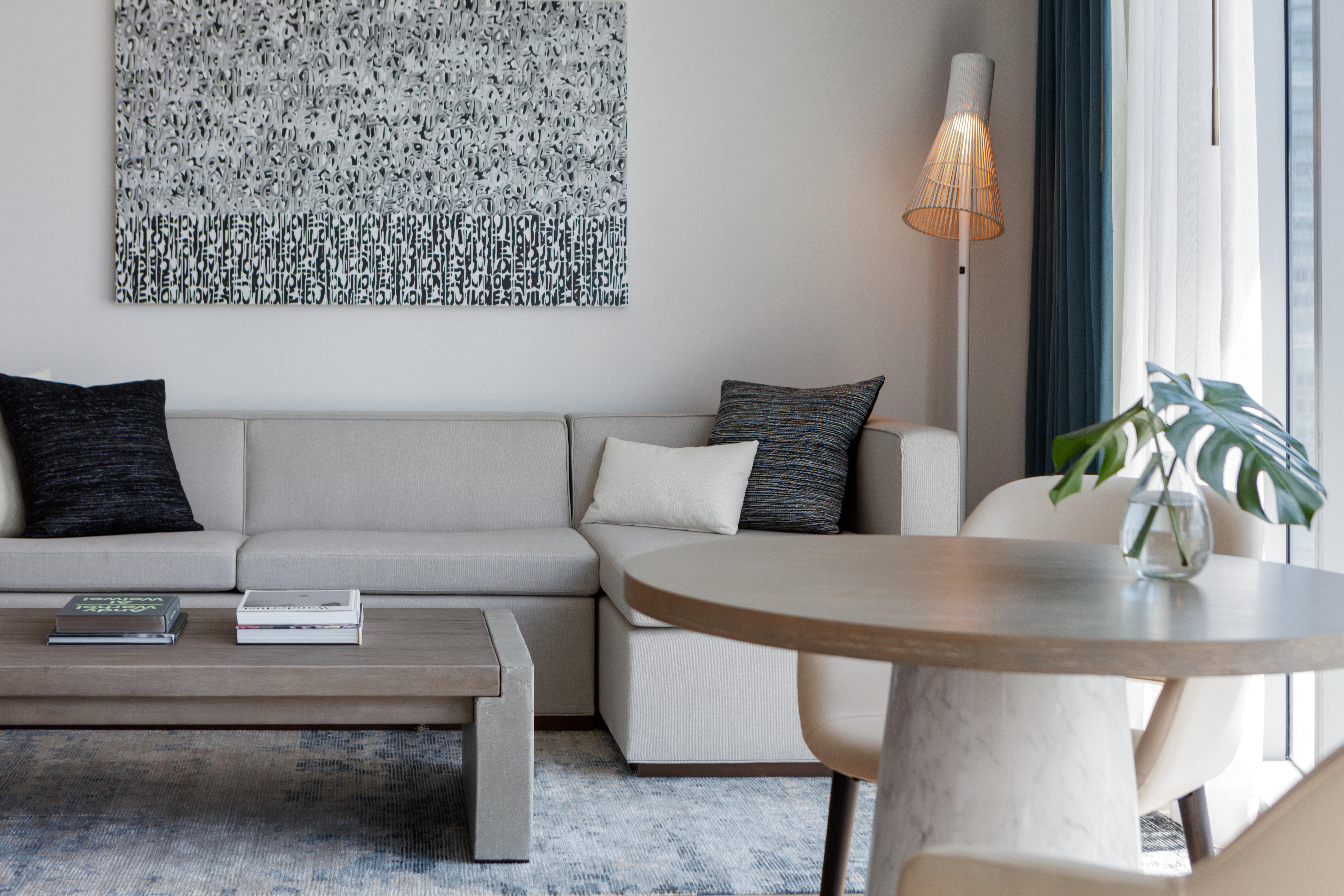 キンプトン エピック ホテル マイアミ エクステリア 写真 A living room at the hotel